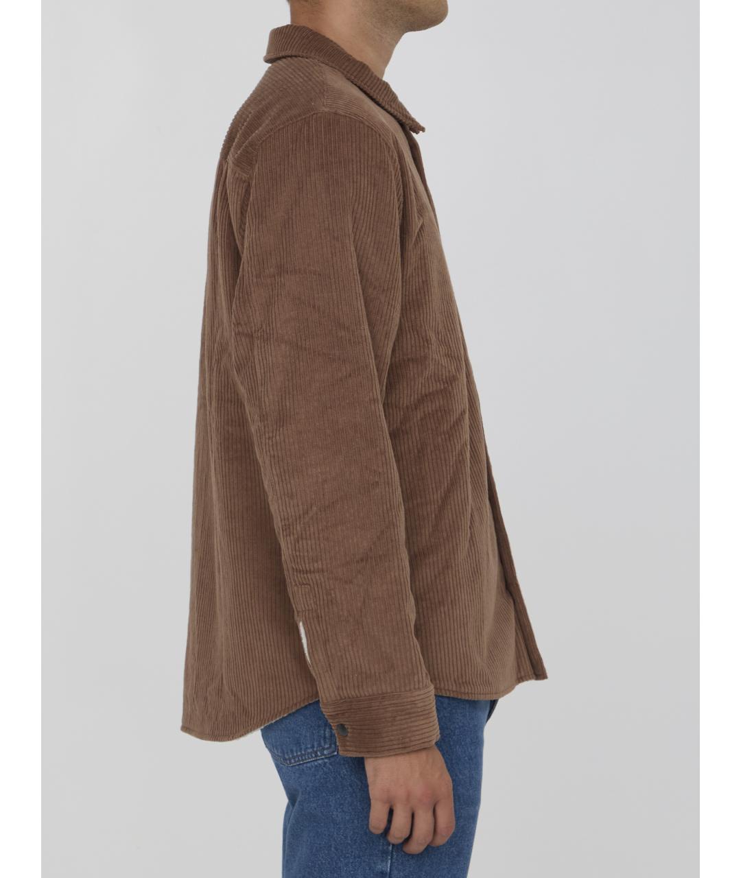 JAMES PERSE Коричневая хлопковая куртка, фото 3