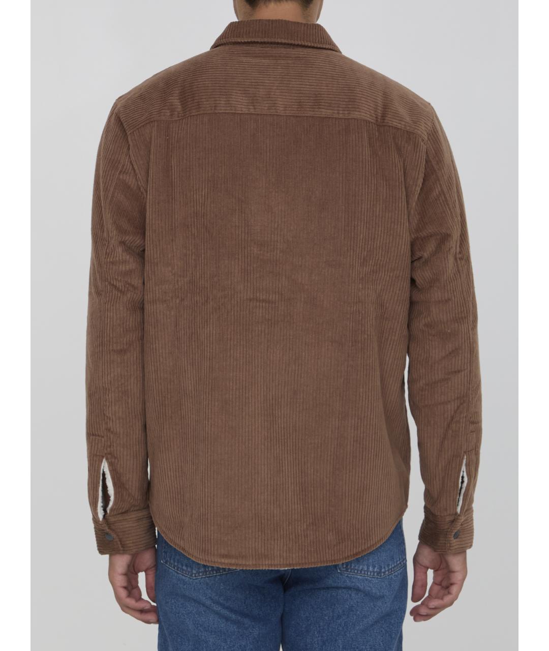 JAMES PERSE Коричневая хлопковая куртка, фото 4