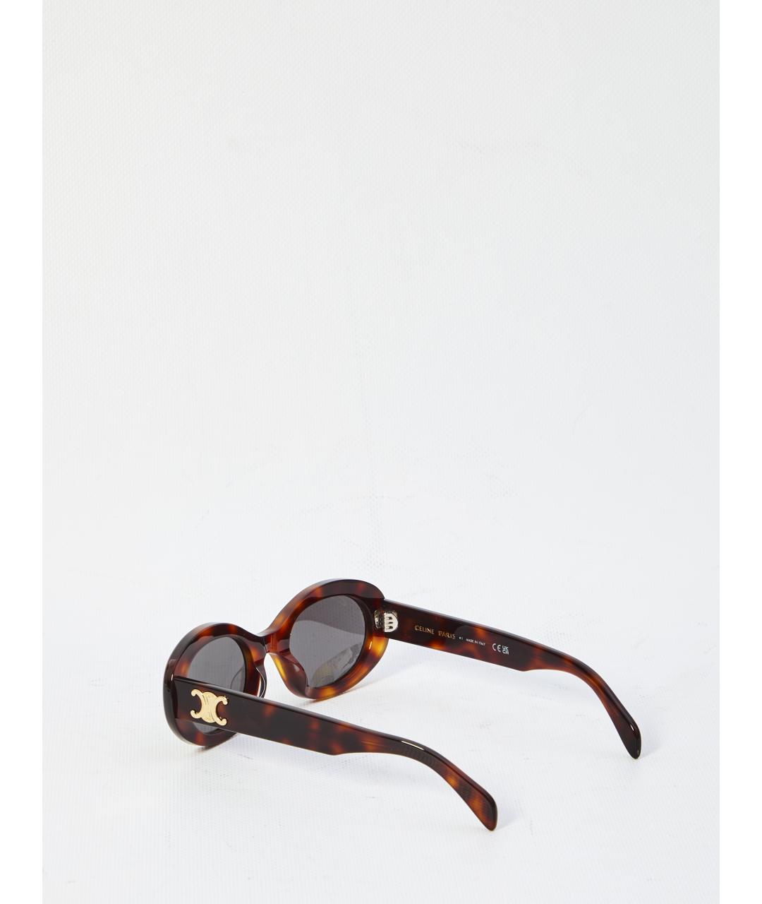 CELINE Мульти пластиковые солнцезащитные очки, фото 3