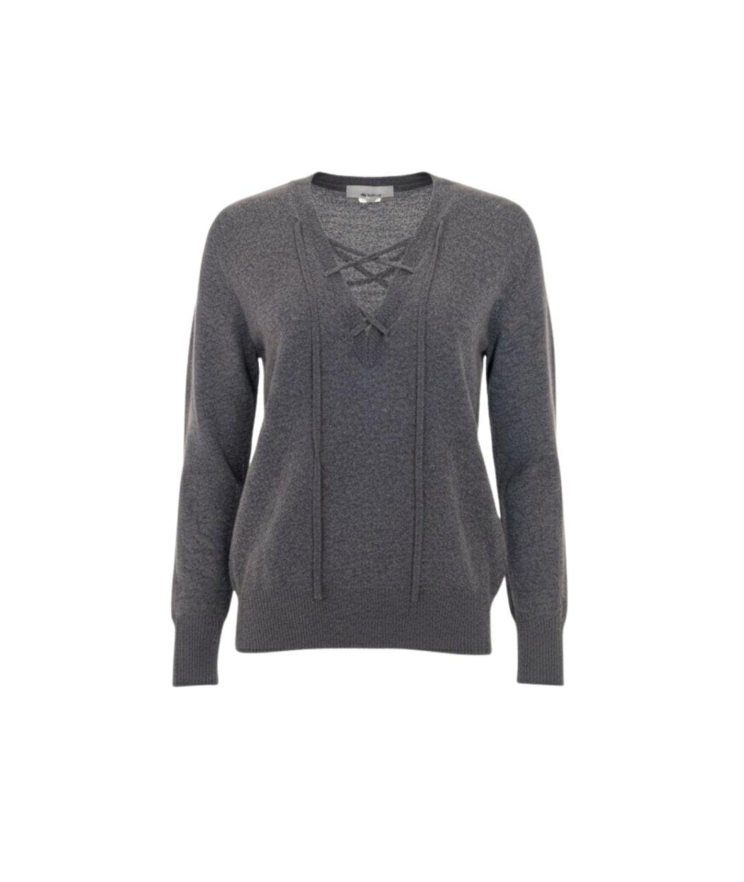 LISA YANG Серый кашемировый джемпер / свитер, фото 1