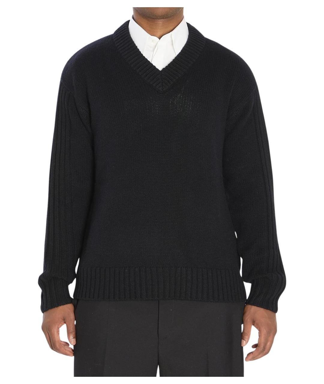 LISA YANG Черный кашемировый джемпер / свитер, фото 1