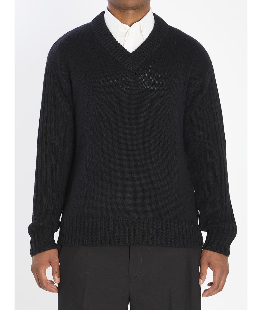 LISA YANG Черный кашемировый джемпер / свитер, фото 5