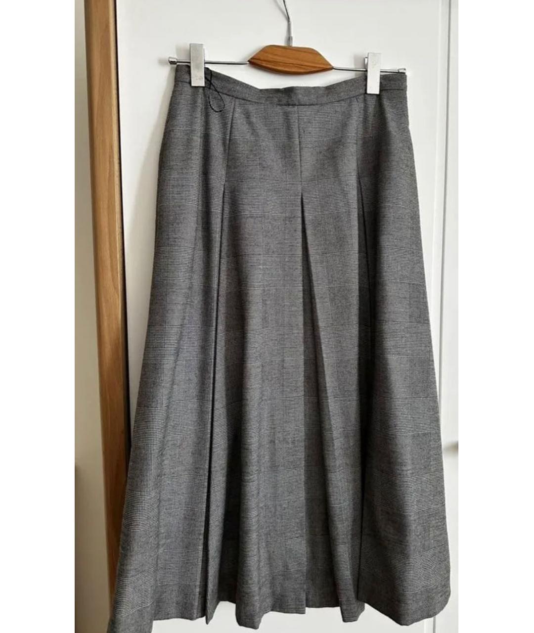 ALEXANDER TEREKHOV Серая юбка миди, фото 2