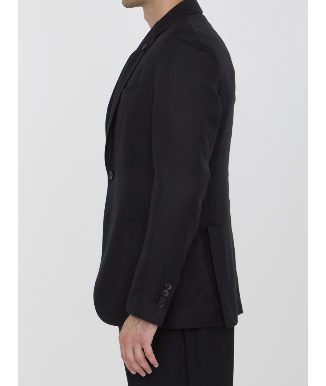 LARDINI Черный кашемировый пиджак, фото 3