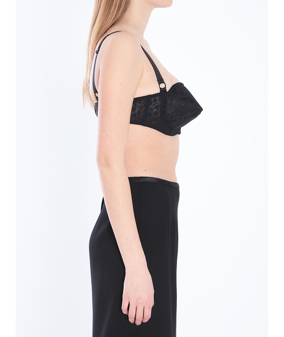 DOLCE&GABBANA Черная полиэстеровая футболка, фото 3