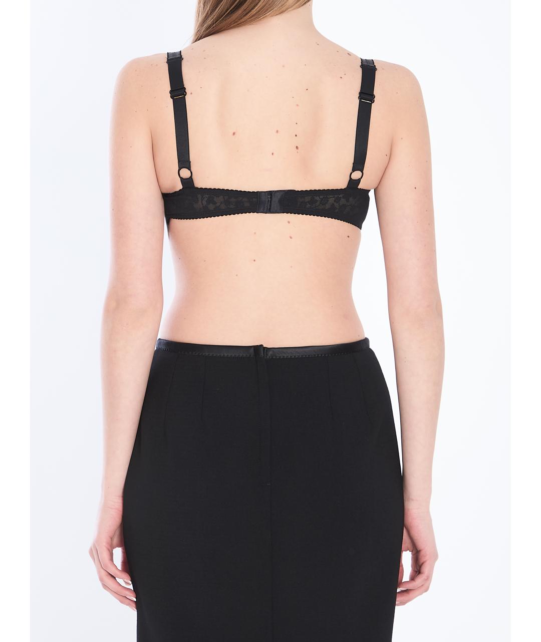 DOLCE&GABBANA Черная полиэстеровая футболка, фото 4