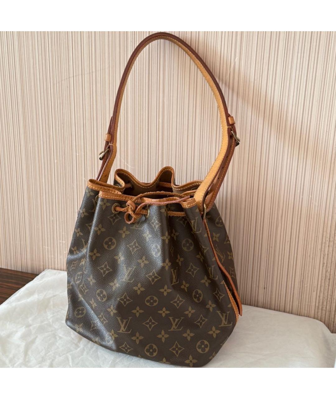 LOUIS VUITTON Коричневая сумка с короткими ручками, фото 2