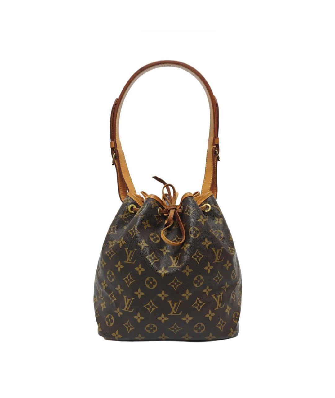 LOUIS VUITTON Коричневая сумка с короткими ручками, фото 1