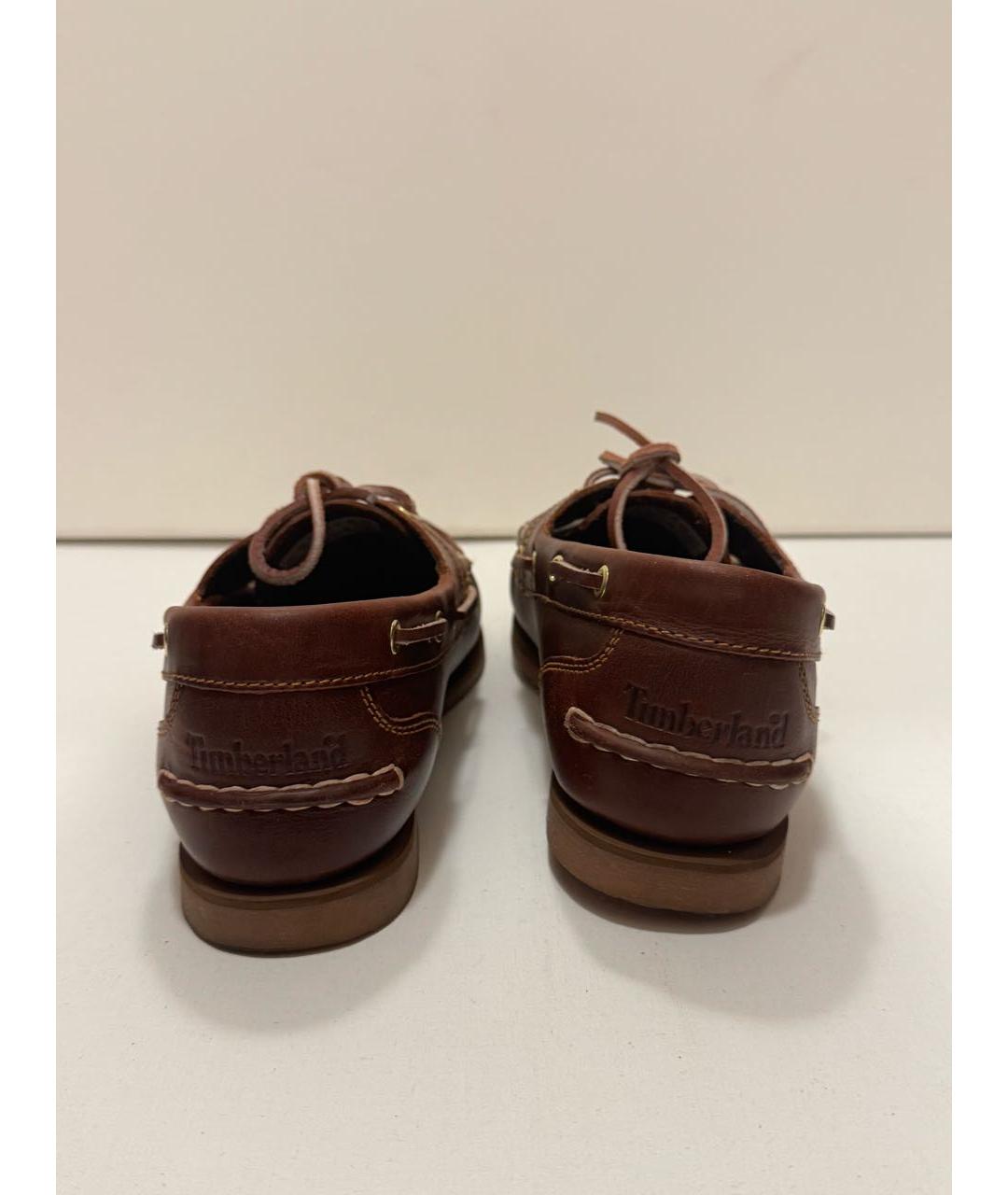 TIMBERLAND Коричневые кожаные лоферы, фото 8
