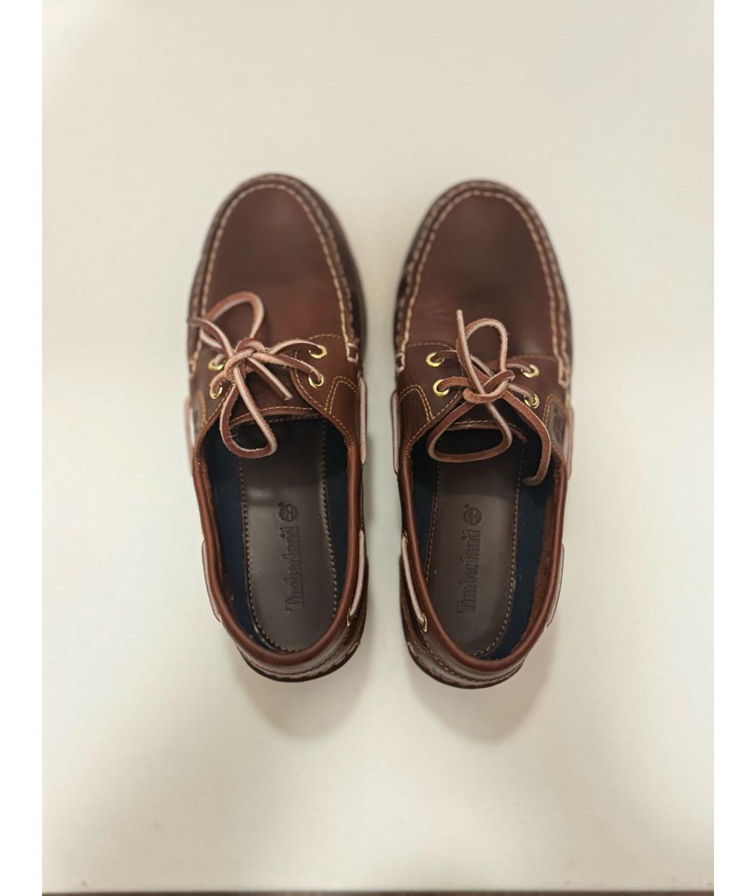 TIMBERLAND Коричневые кожаные лоферы, фото 3