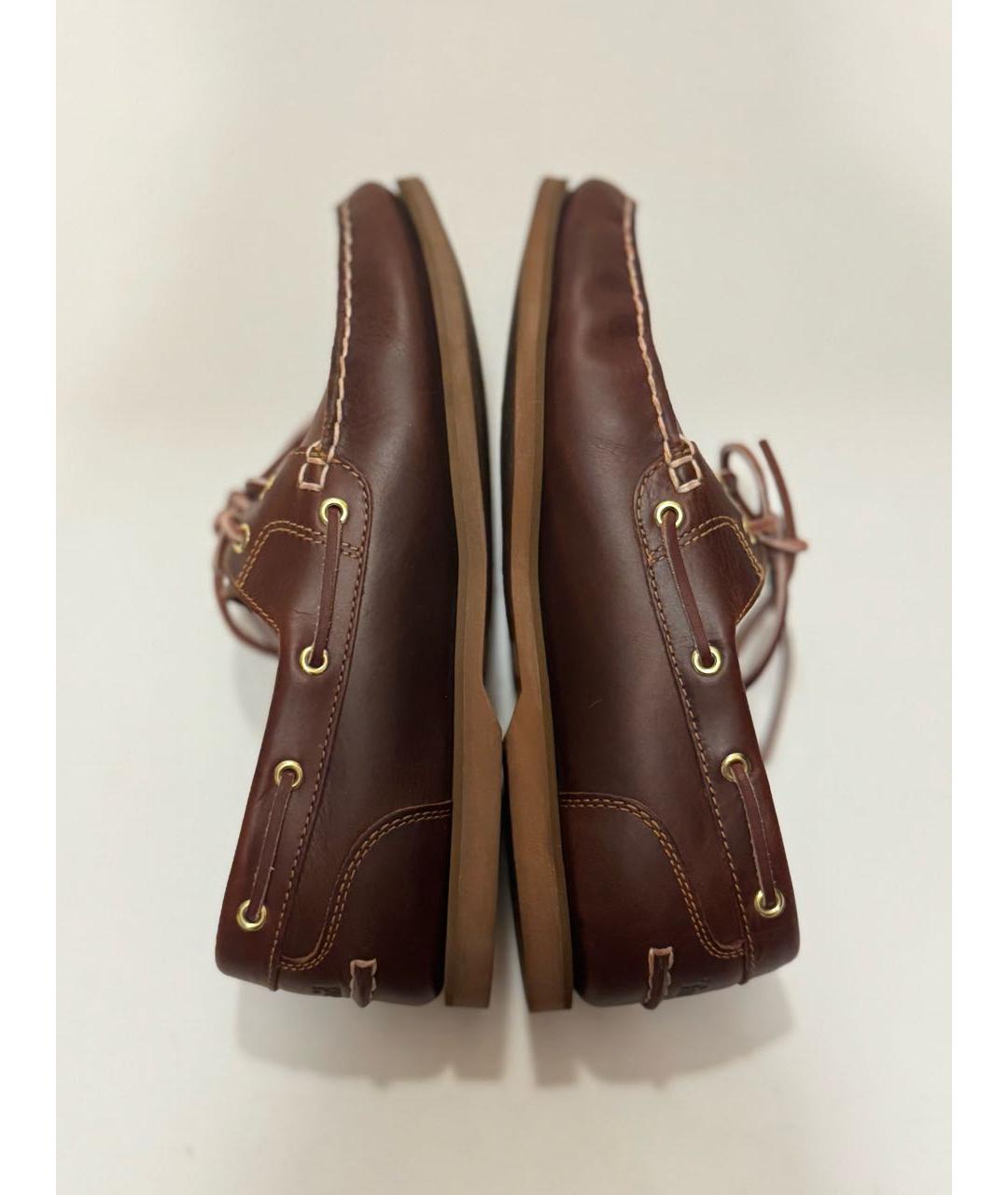 TIMBERLAND Коричневые кожаные лоферы, фото 6