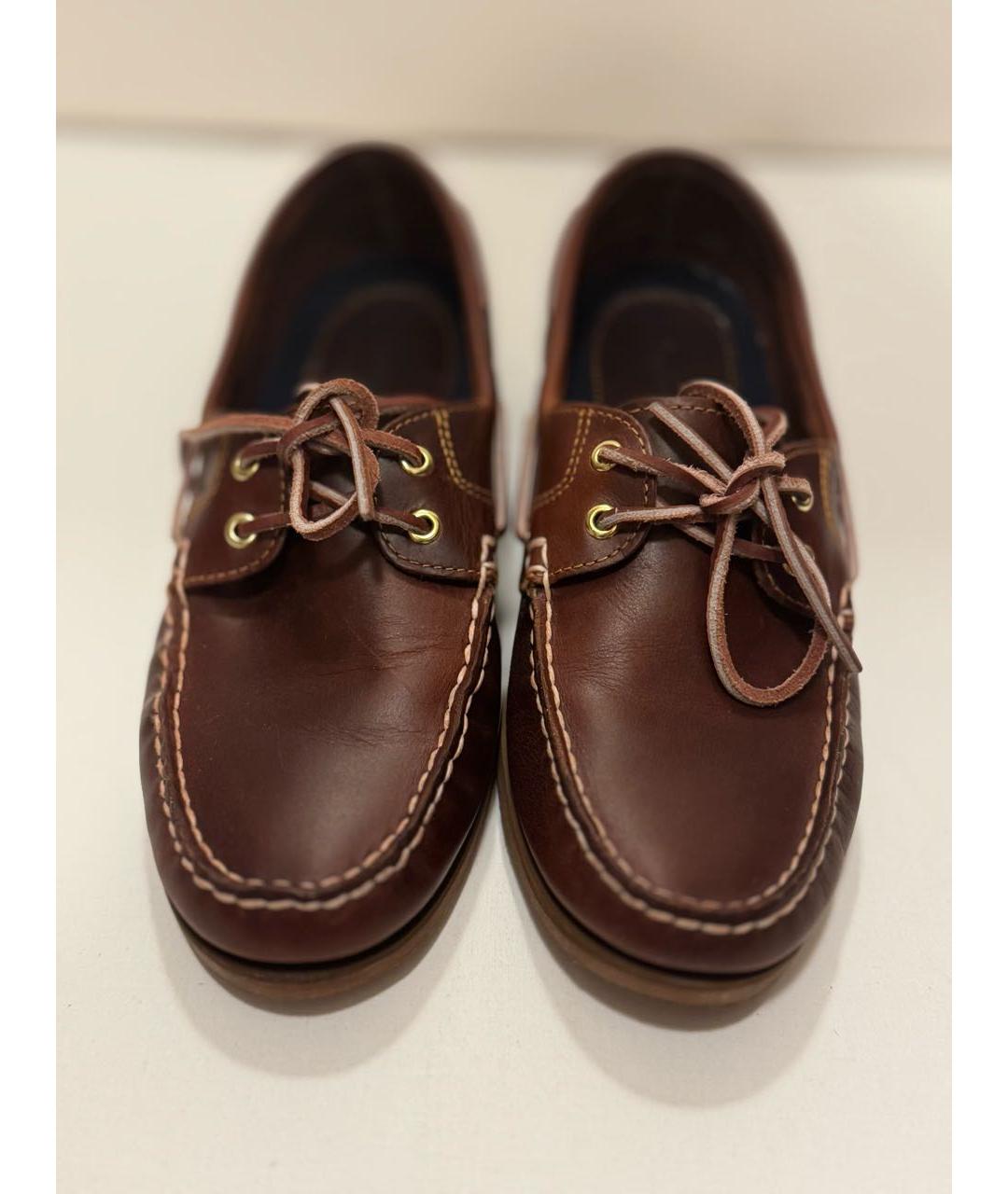 TIMBERLAND Коричневые кожаные лоферы, фото 2