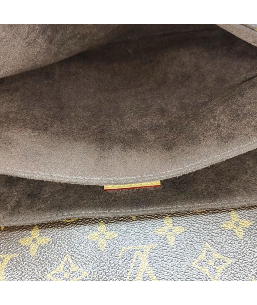 LOUIS VUITTON Коричневая сумка через плечо, фото 3