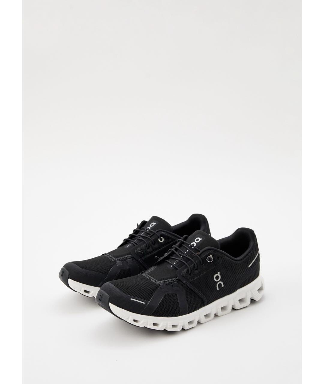 ON Черные текстильные низкие кроссовки / кеды, фото 2