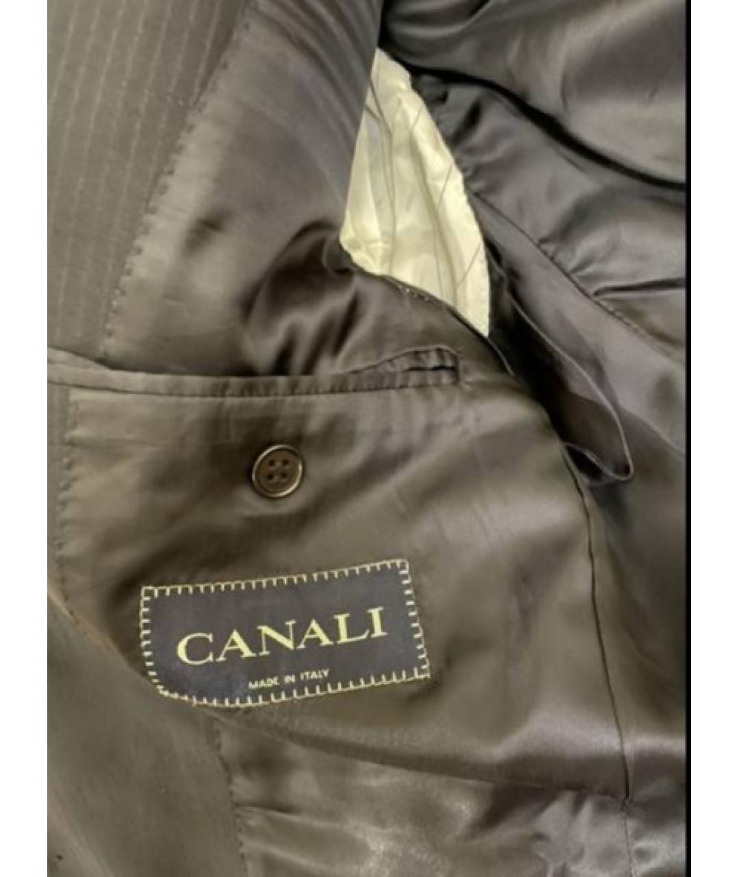 CANALI Черный классический костюм, фото 5