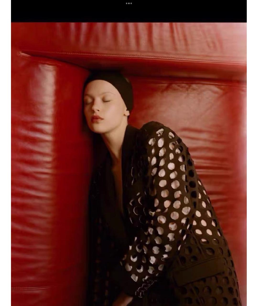 MAISON MARGIELA Темно-синий хлопковый жакет/пиджак, фото 9