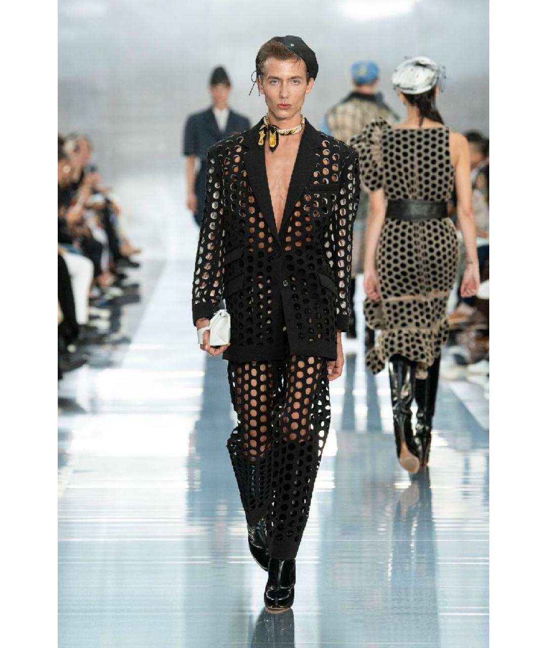 MAISON MARGIELA Темно-синий хлопковый жакет/пиджак, фото 5