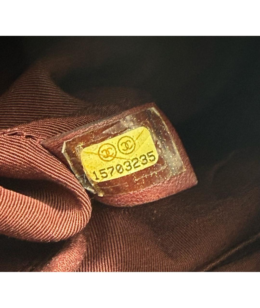 CHANEL Черная кожаная сумка тоут, фото 7