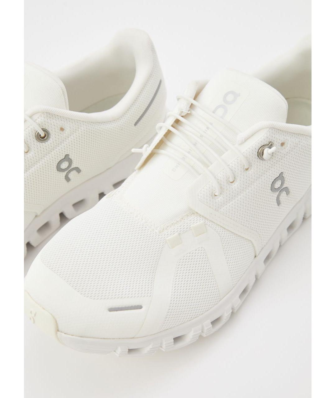 ON Белые текстильные низкие кроссовки / кеды, фото 3
