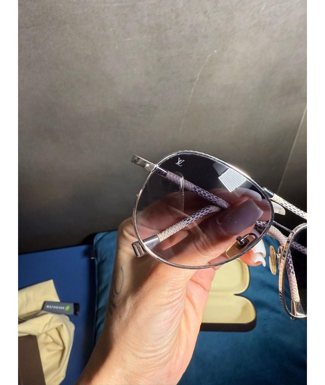 LOUIS VUITTON Серые солнцезащитные очки, фото 4
