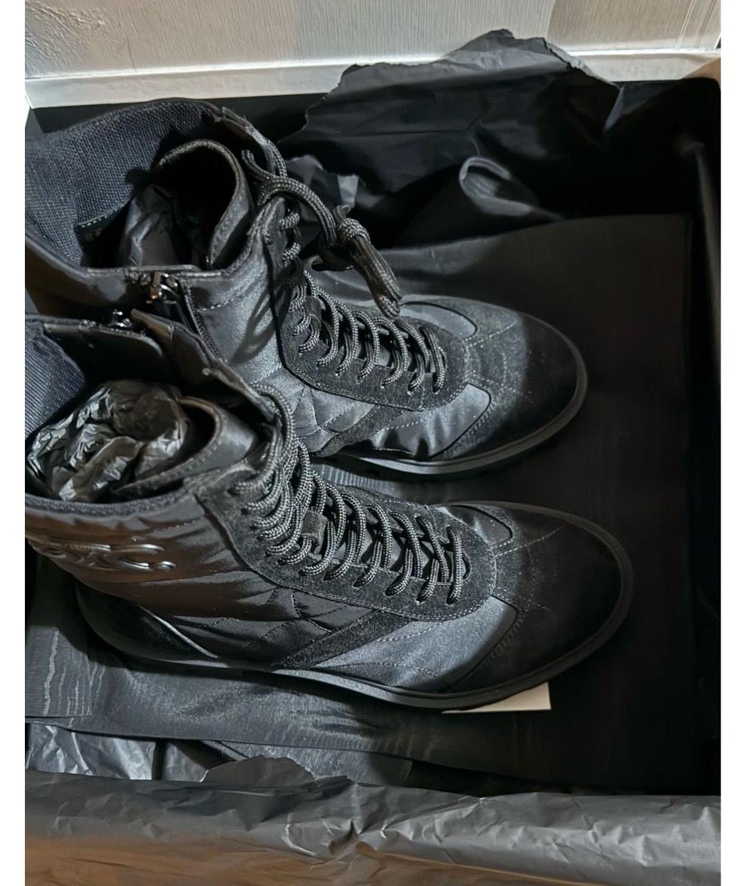 CELINE Черные замшевые ботинки, фото 5