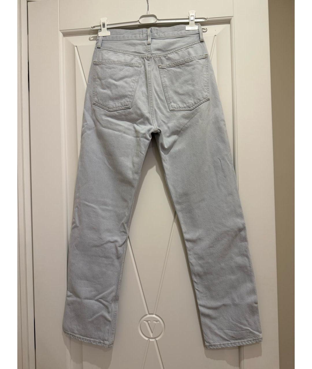 AGOLDE Голубые хлопковые прямые джинсы, фото 2