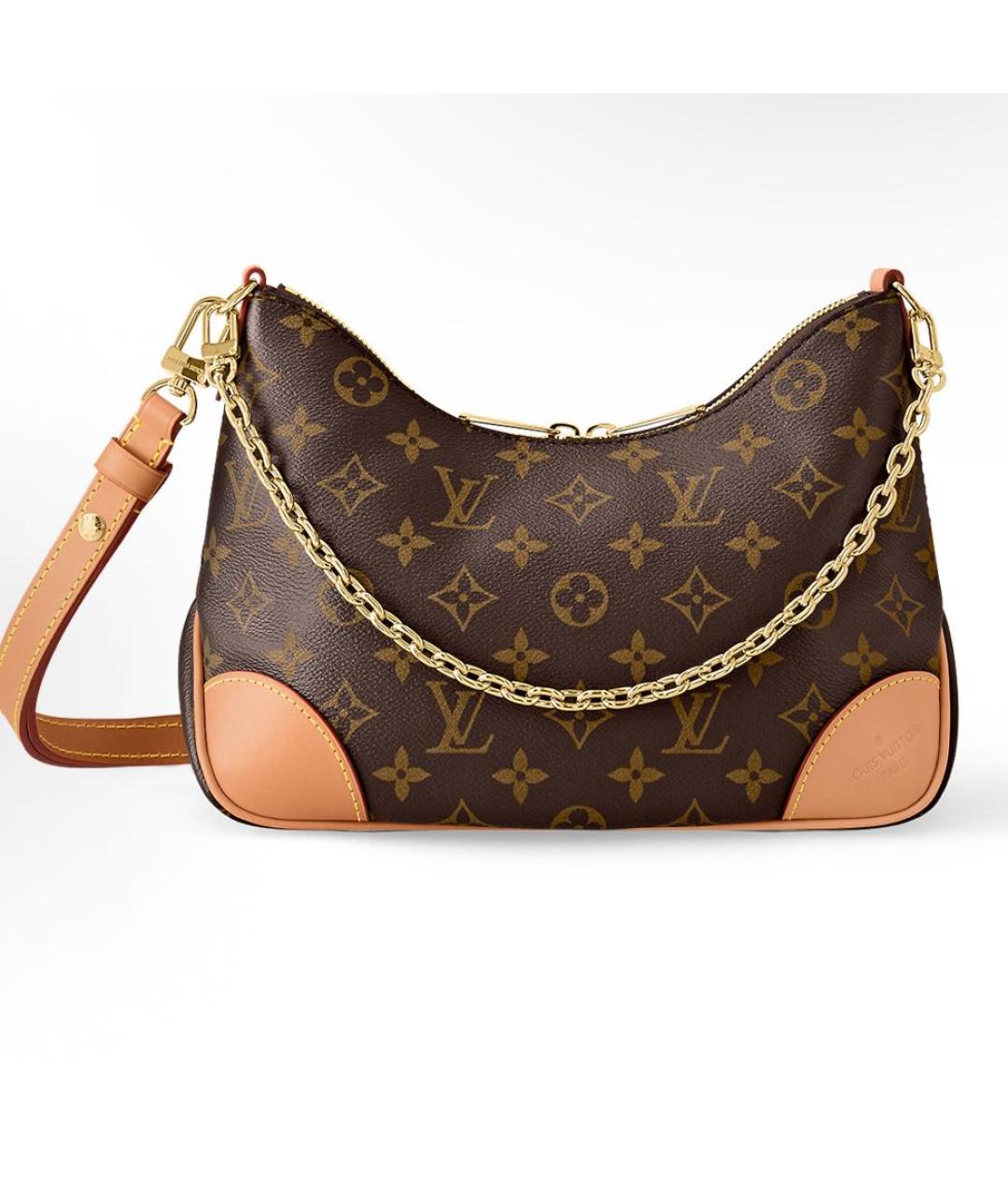 LOUIS VUITTON Коричневая сумка через плечо, фото 4