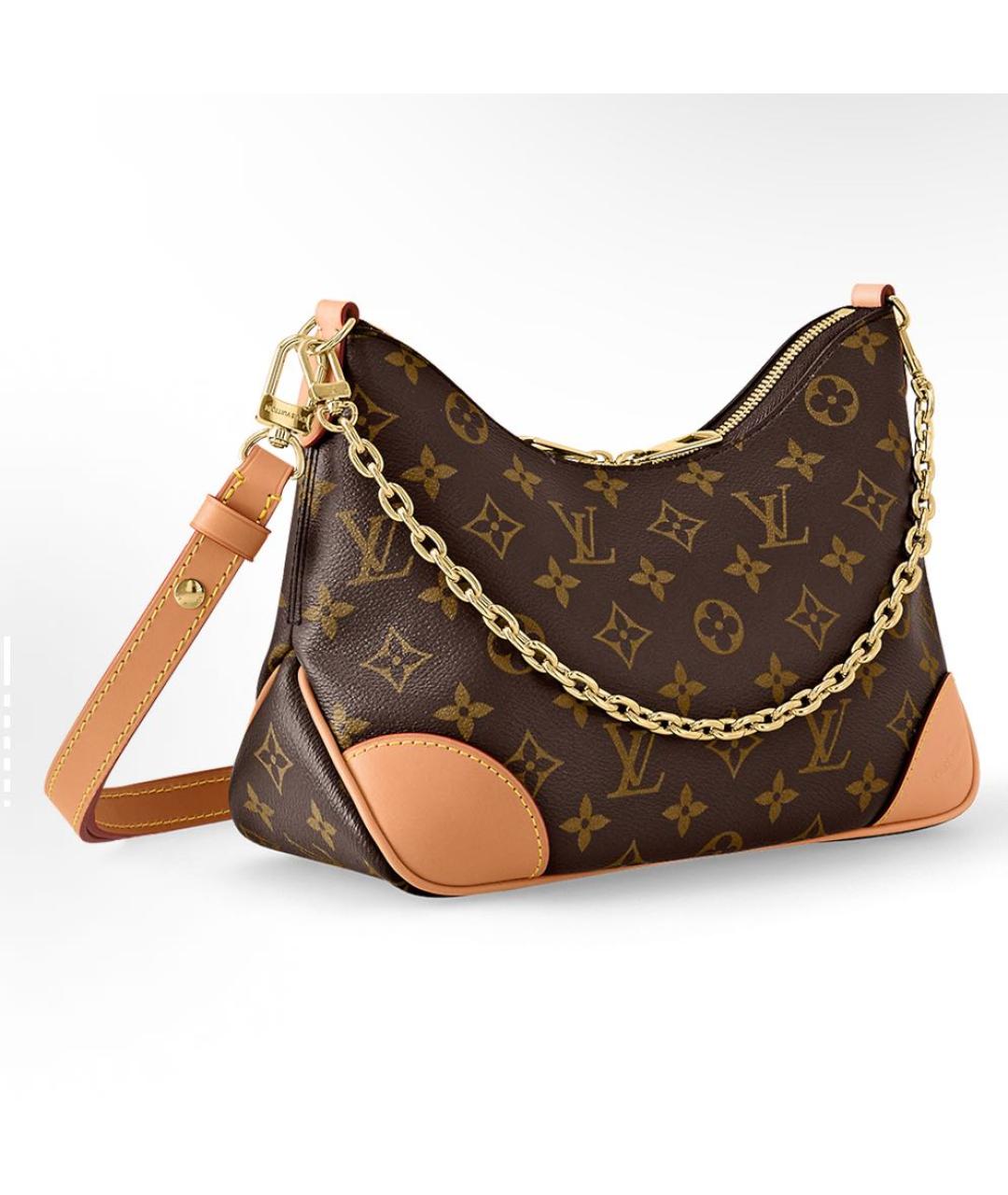 LOUIS VUITTON Коричневая сумка через плечо, фото 2