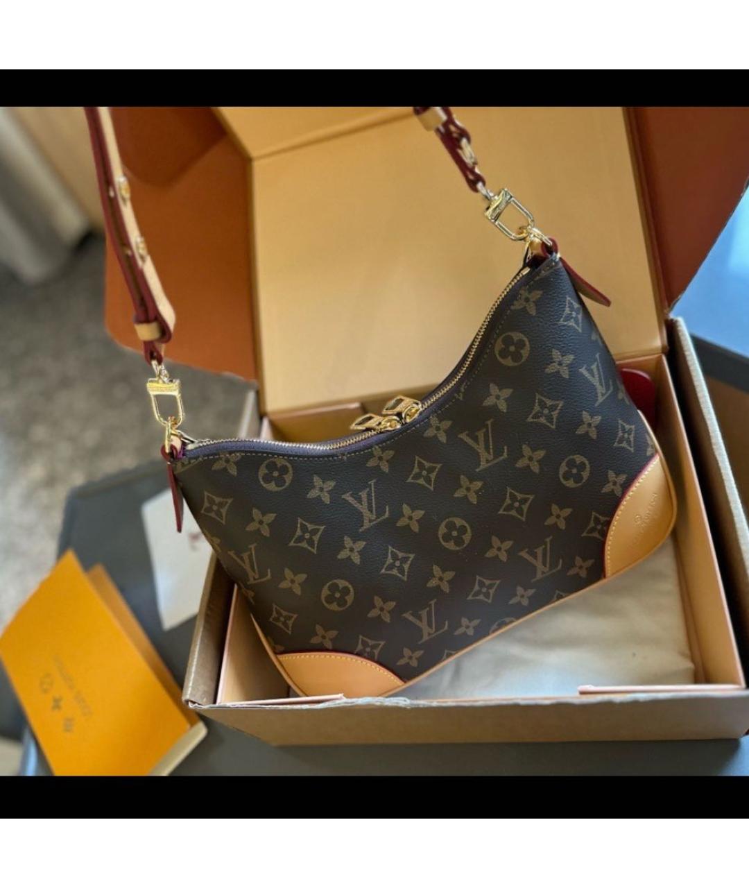 LOUIS VUITTON Коричневая сумка через плечо, фото 3