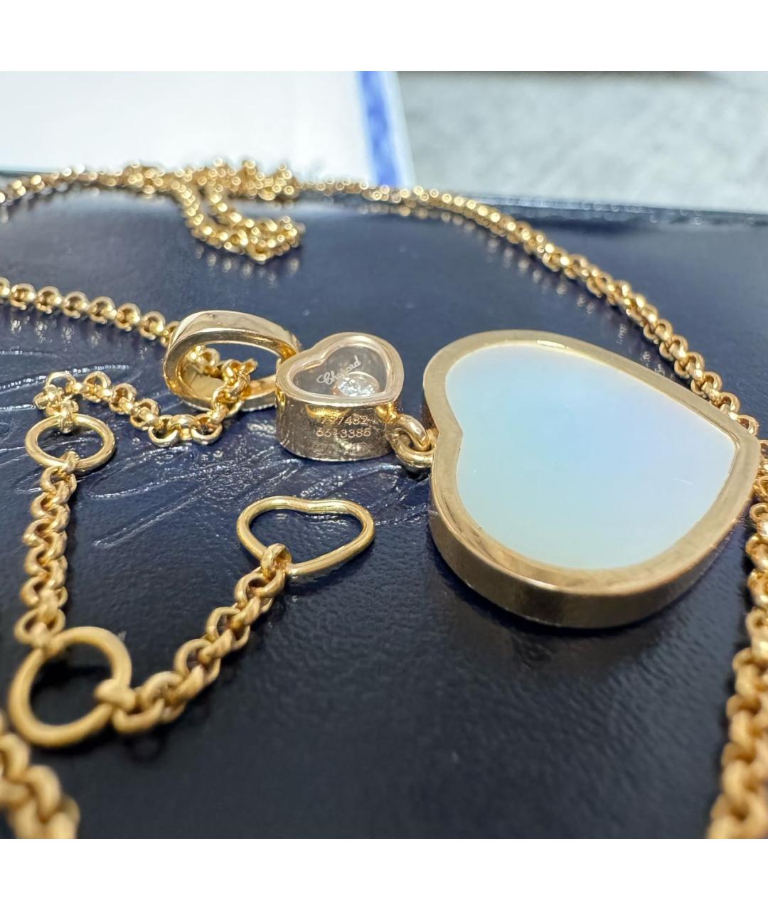 CHOPARD Белое колье из розового золота, фото 4