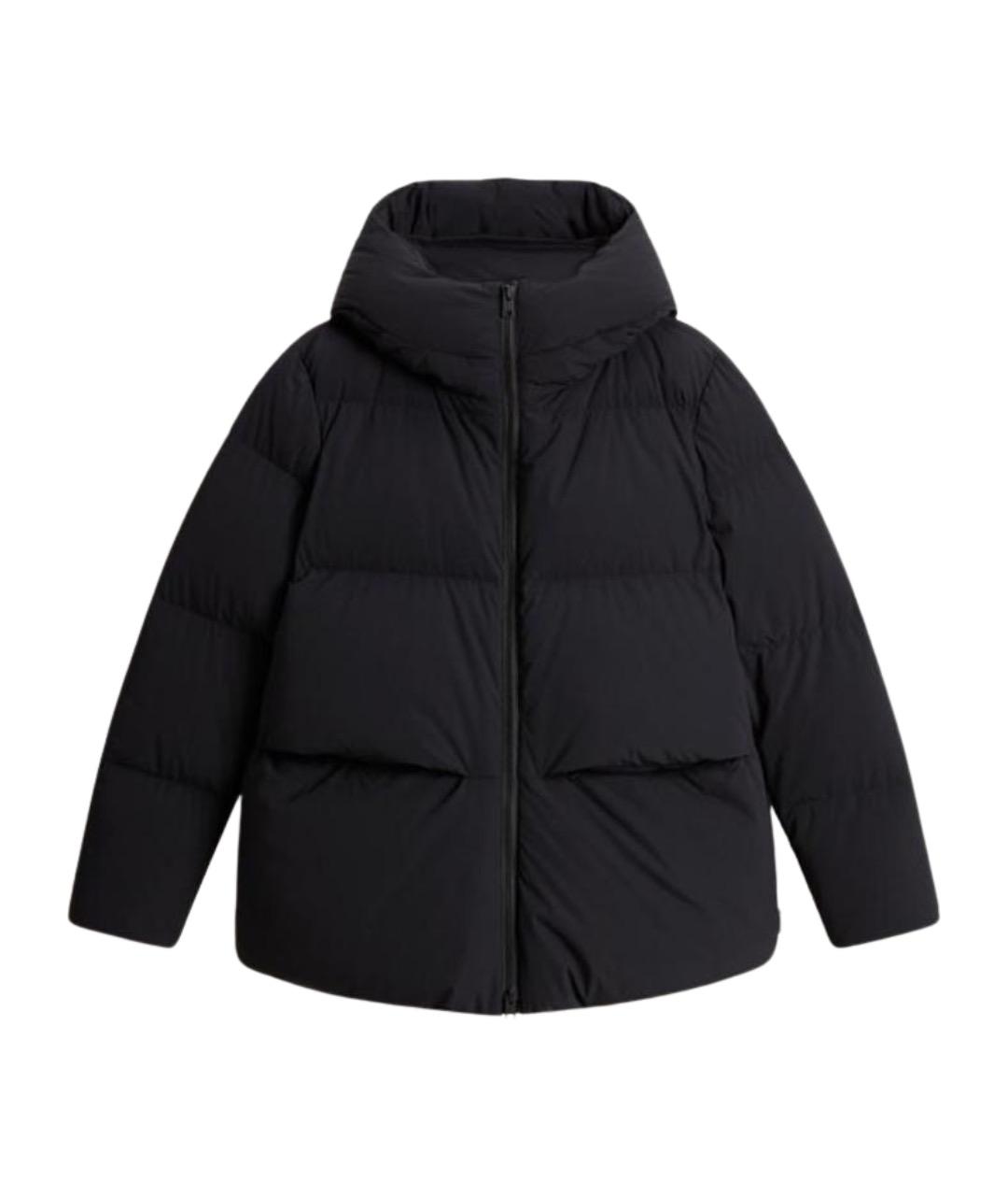 WOOLRICH Черная полиамидовая куртка, фото 1