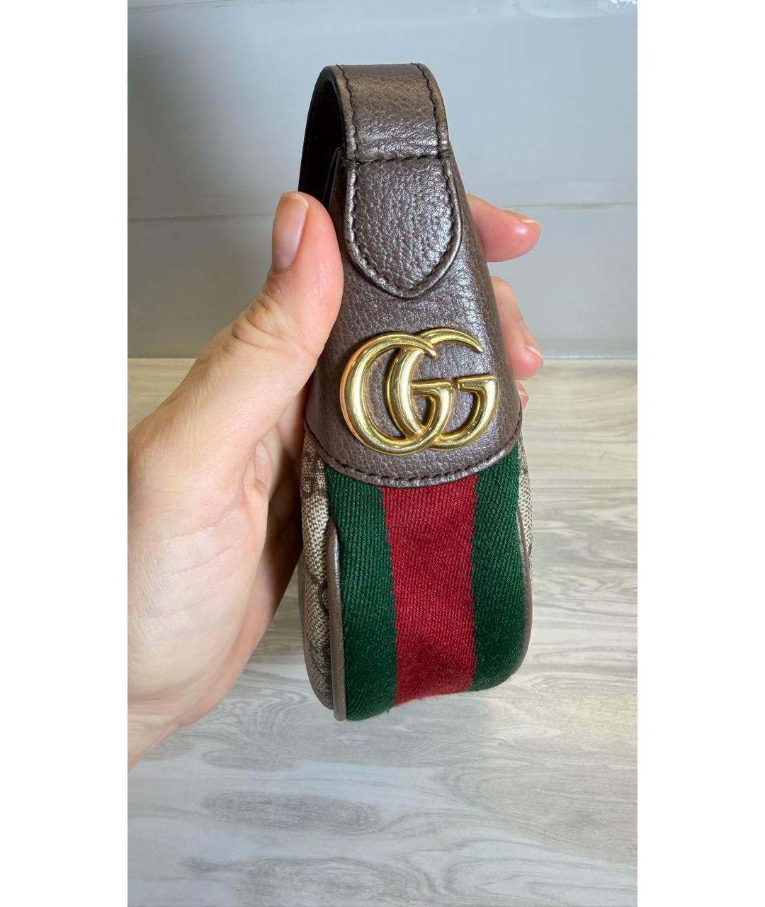 GUCCI Коричневая сумка с короткими ручками, фото 7