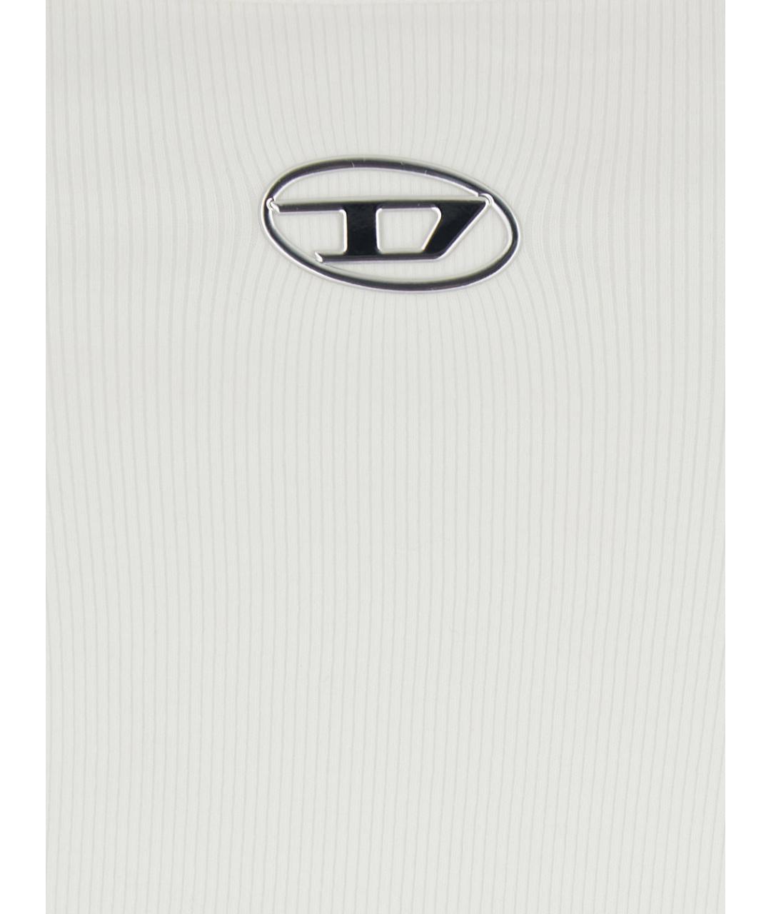 DIESEL Белая хлопковая майка, фото 3