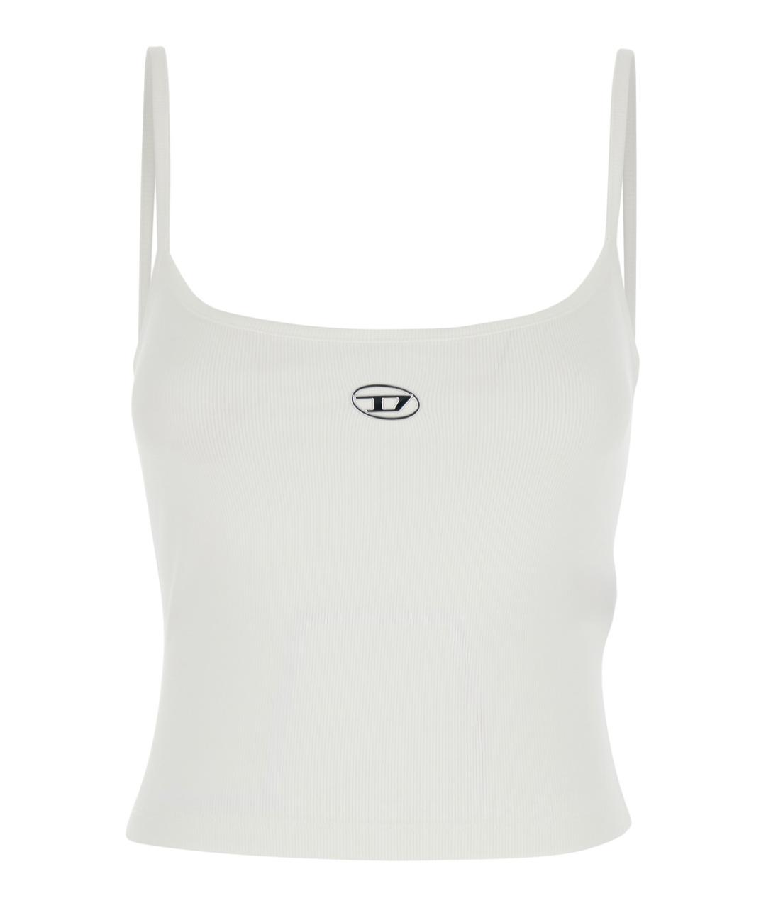 DIESEL Белая хлопковая майка, фото 1