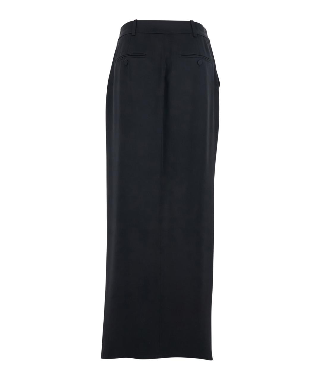 TOM FORD Черная ацетатная юбка миди, фото 2