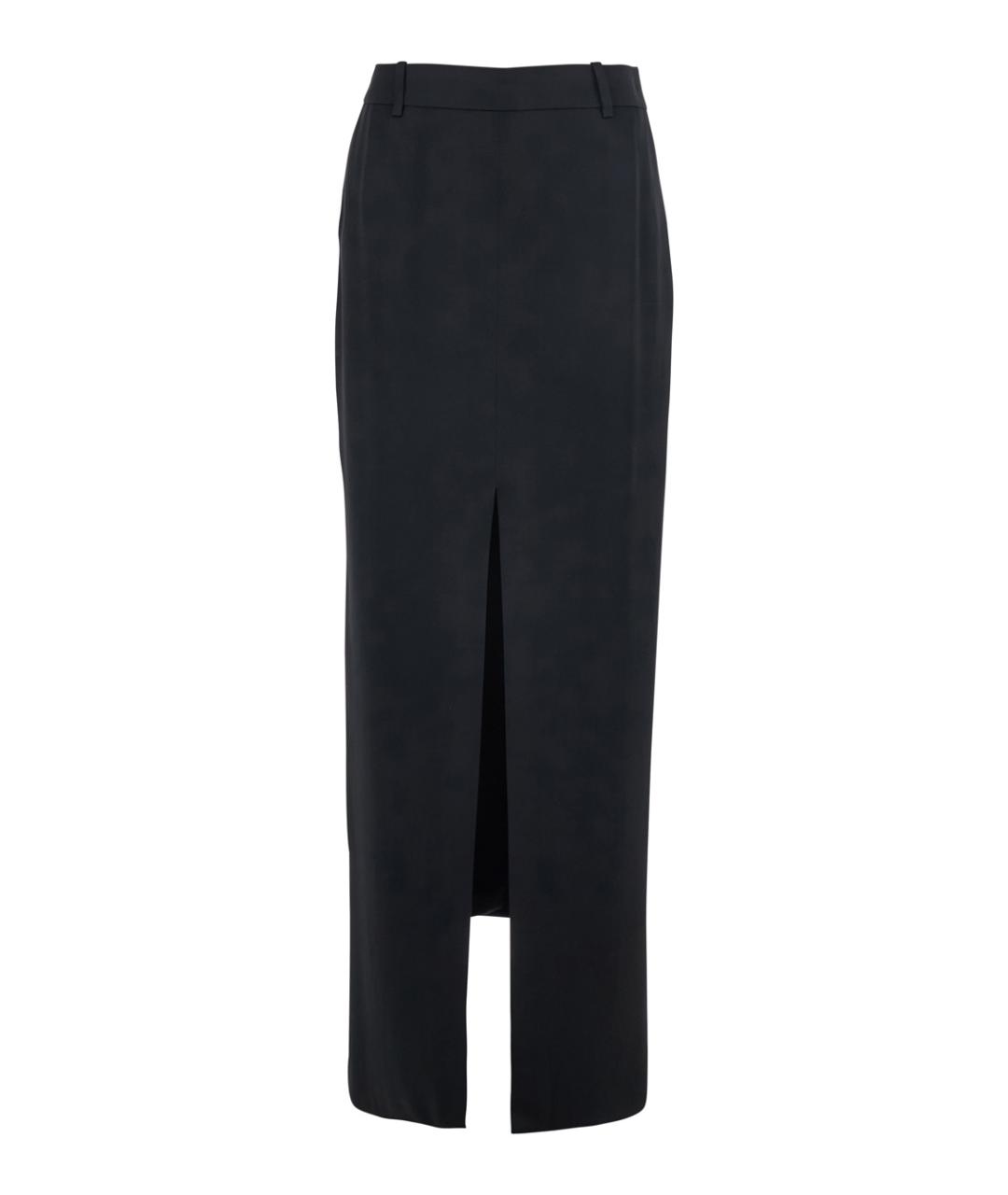 TOM FORD Черная ацетатная юбка миди, фото 1