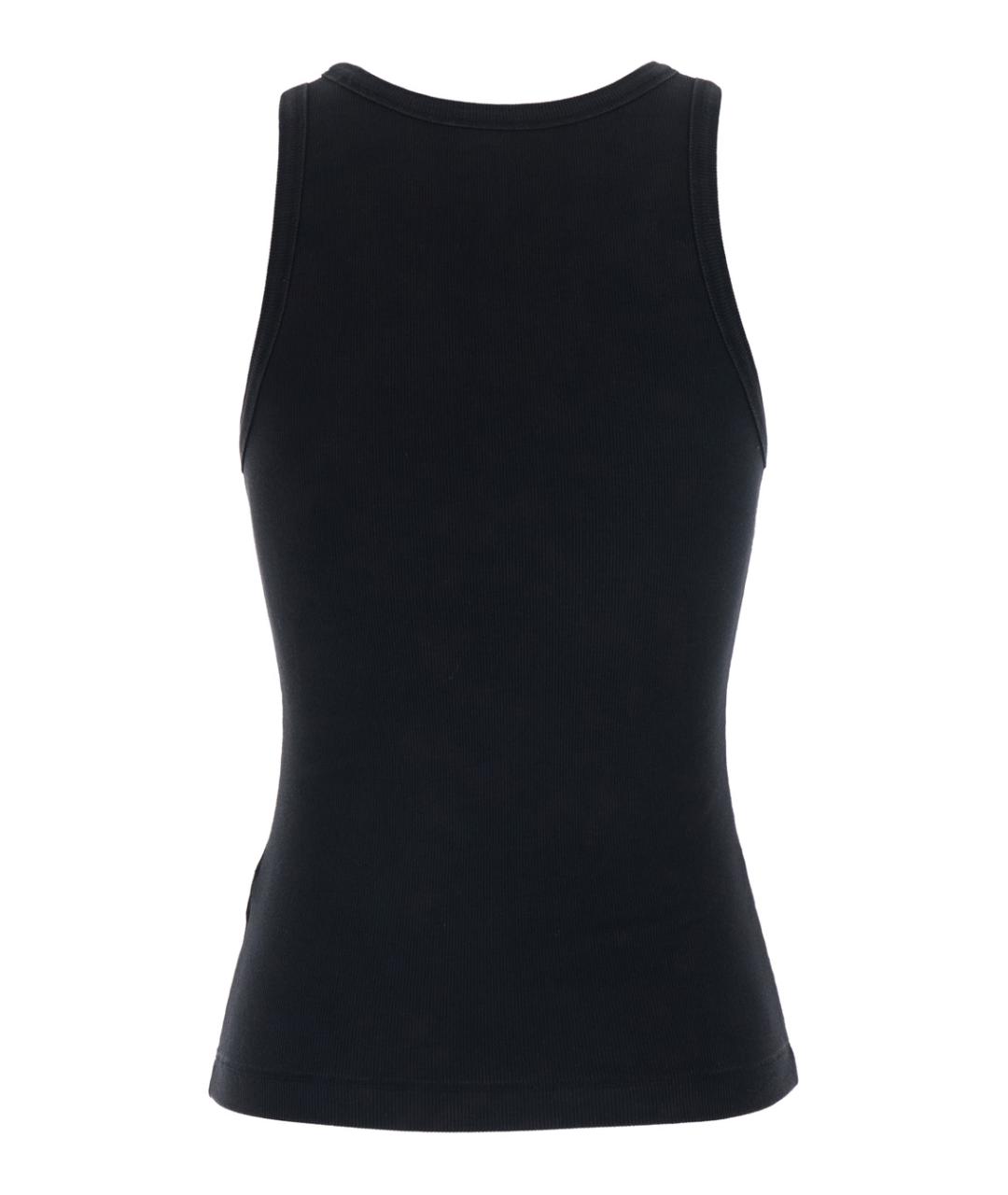 DIESEL Черная хлопковая майка, фото 2