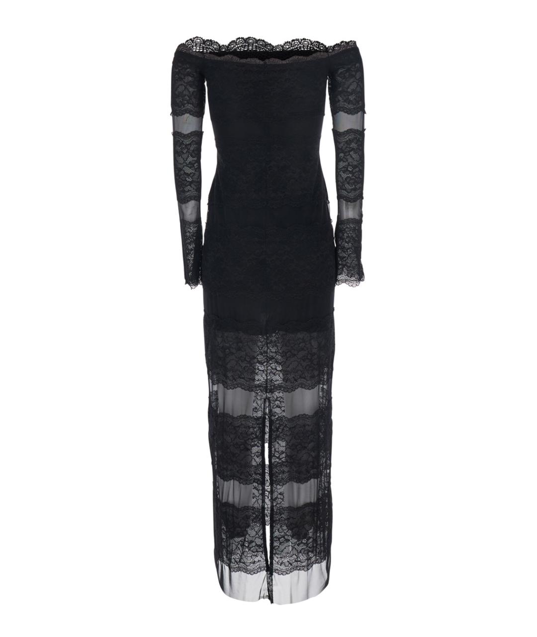 BLUMARINE Черное полиамидовое вечернее платье, фото 2