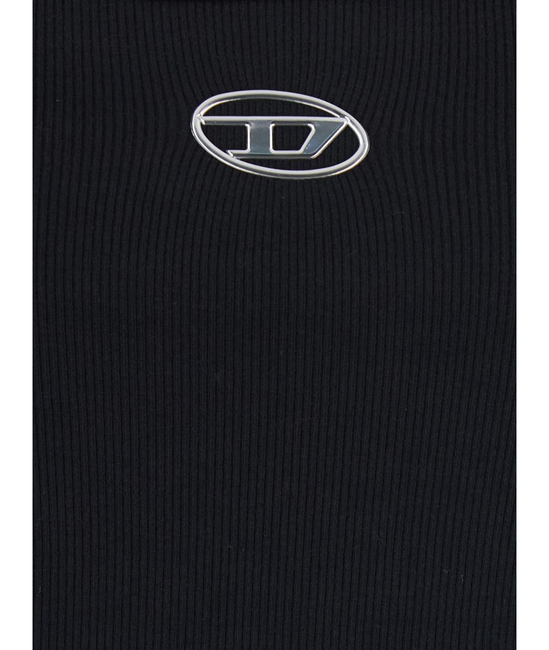 DIESEL Черная хлопковая майка, фото 3