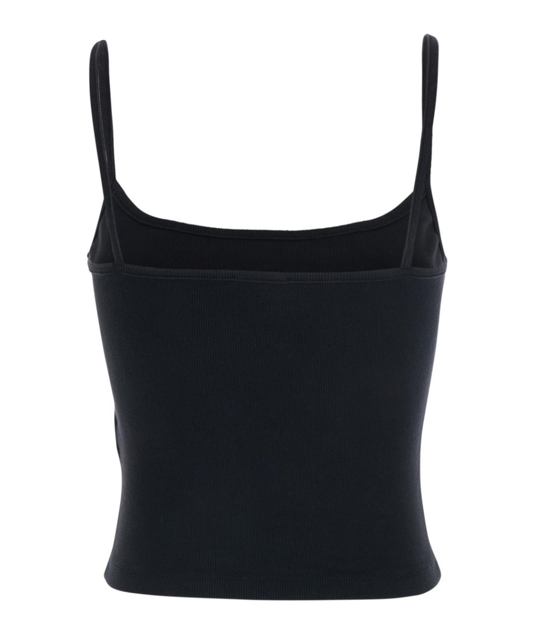 DIESEL Черная хлопковая майка, фото 2