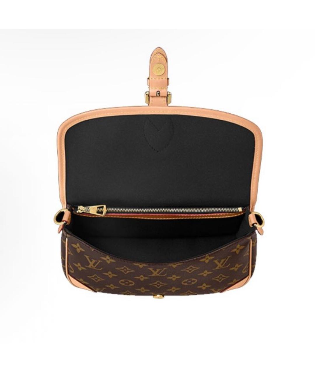 LOUIS VUITTON Коричневая сумка через плечо, фото 3