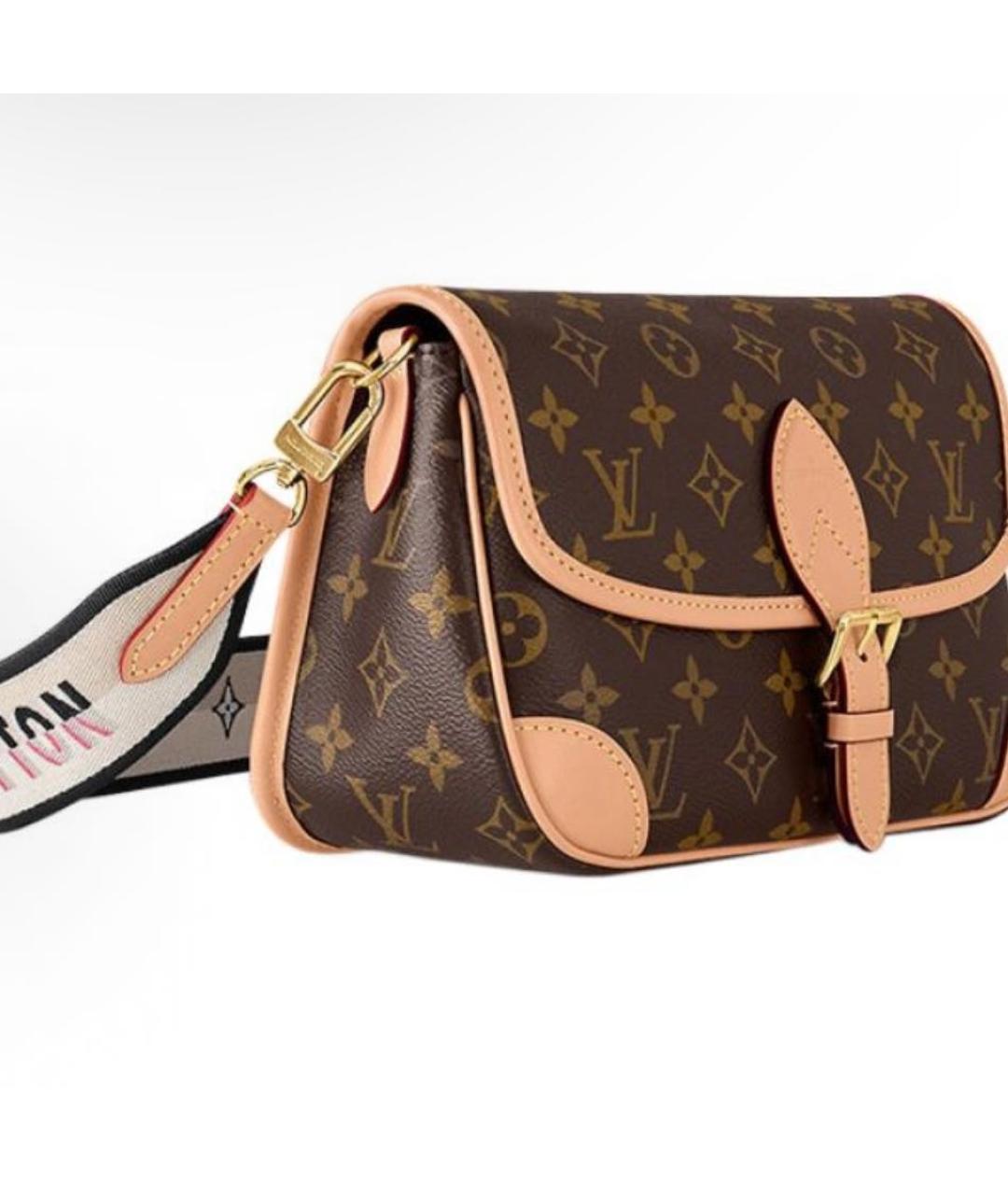 LOUIS VUITTON Коричневая сумка через плечо, фото 2