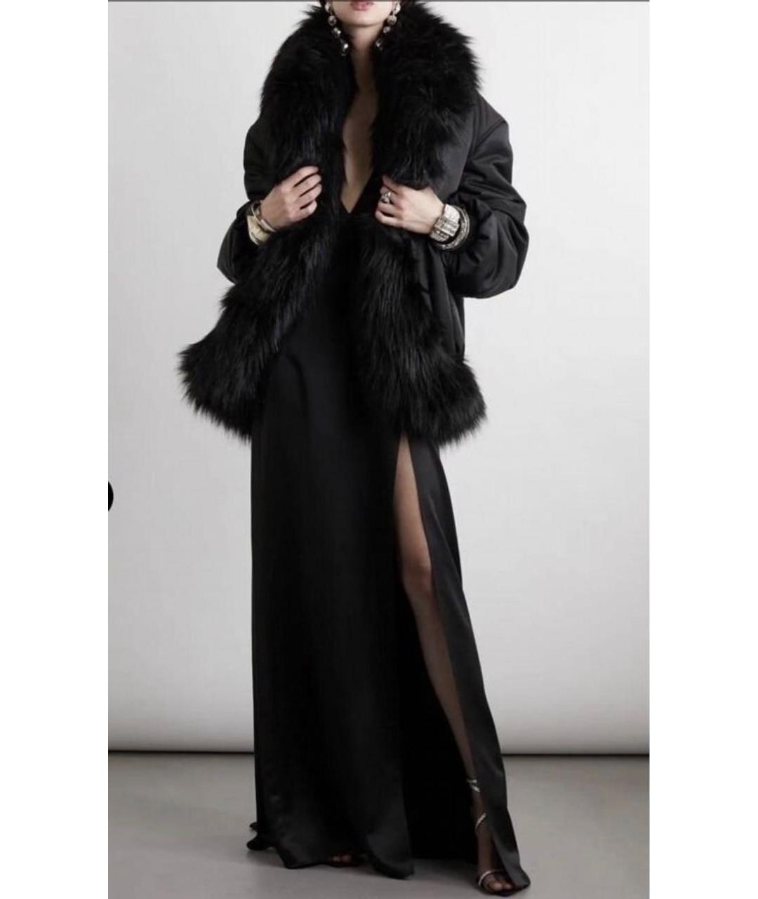 SAINT LAURENT Черный хлопковый пуховик, фото 6