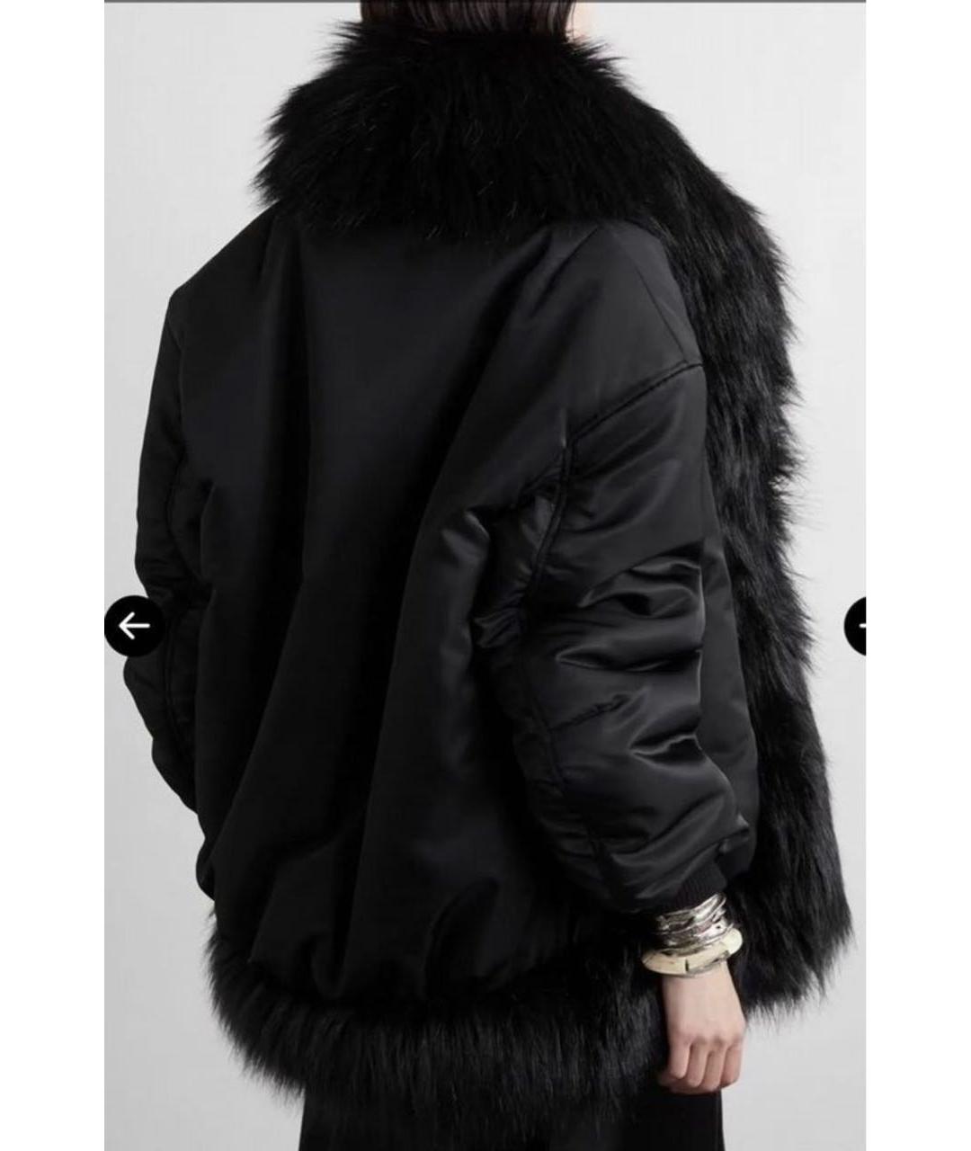 SAINT LAURENT Черный хлопковый пуховик, фото 5