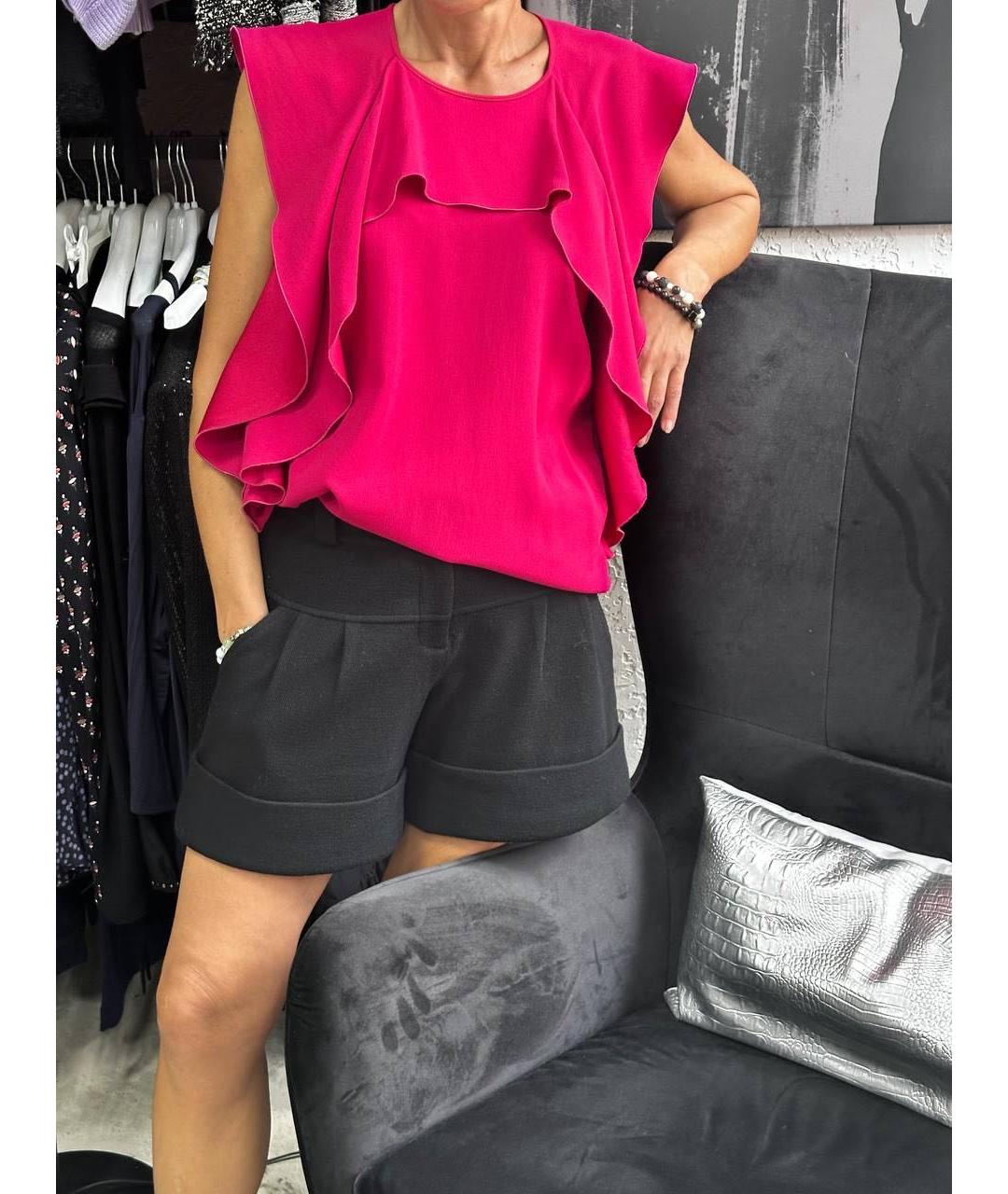 RED VALENTINO Фуксия вискозная блузы, фото 7