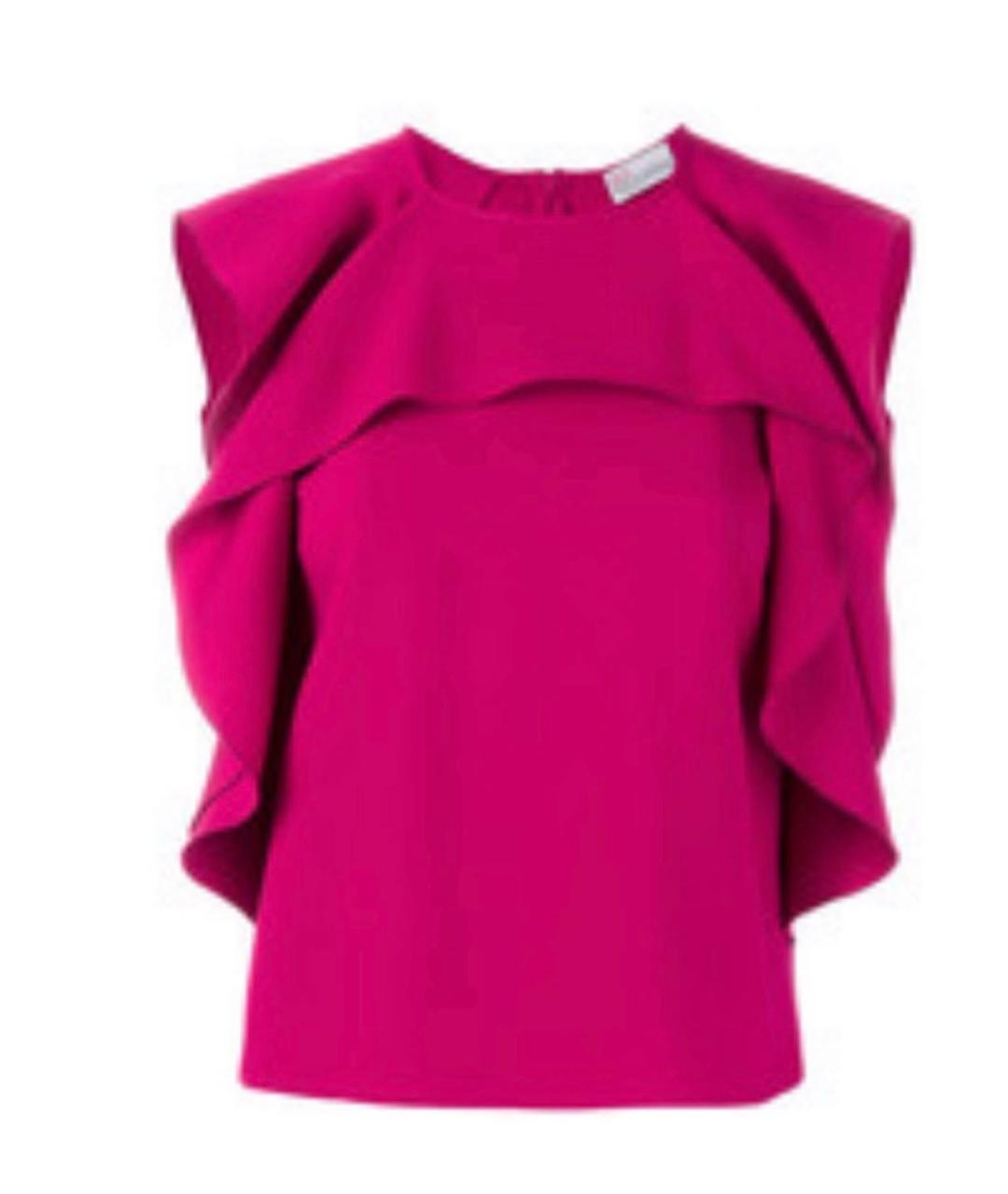 RED VALENTINO Фуксия вискозная блузы, фото 1