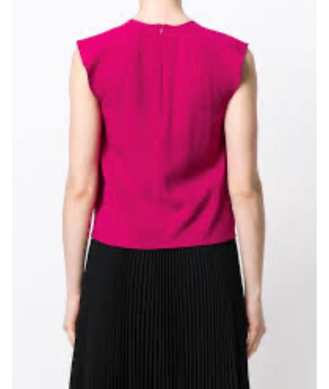 RED VALENTINO Фуксия вискозная блузы, фото 2