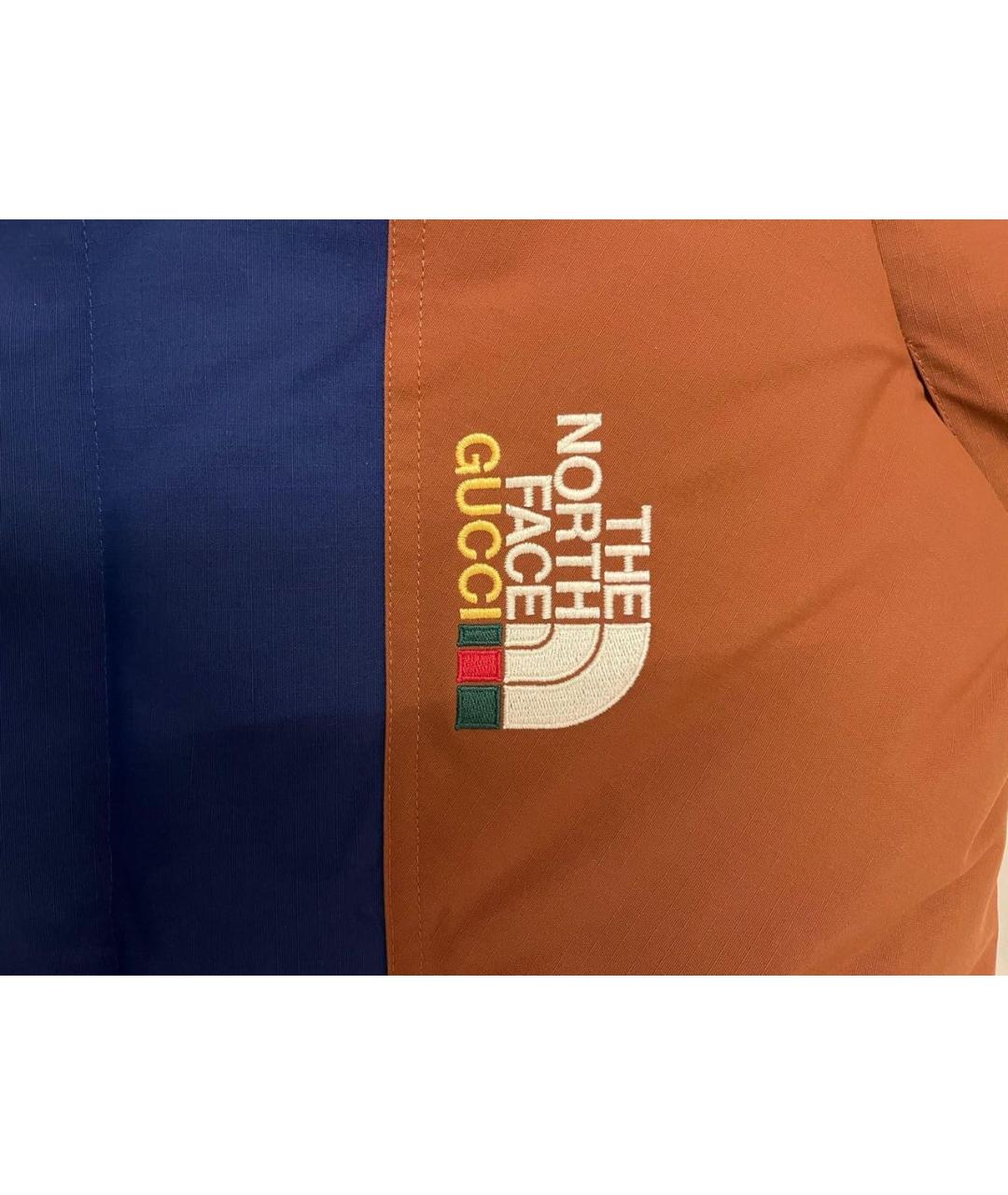 GUCCI Синий полиэстеровый пуховик, фото 5