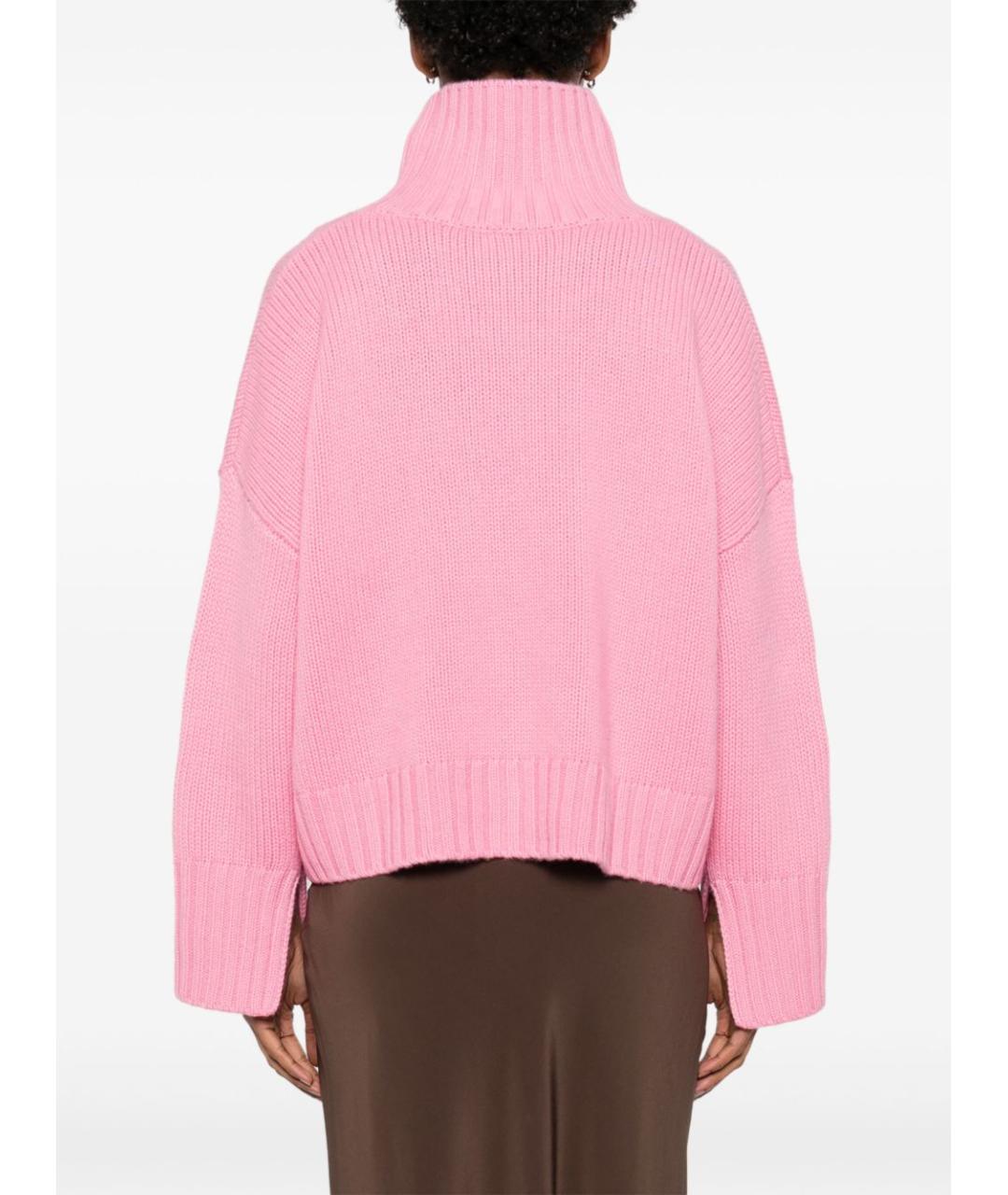SOFT GOAT Розовый кашемировый джемпер / свитер, фото 4