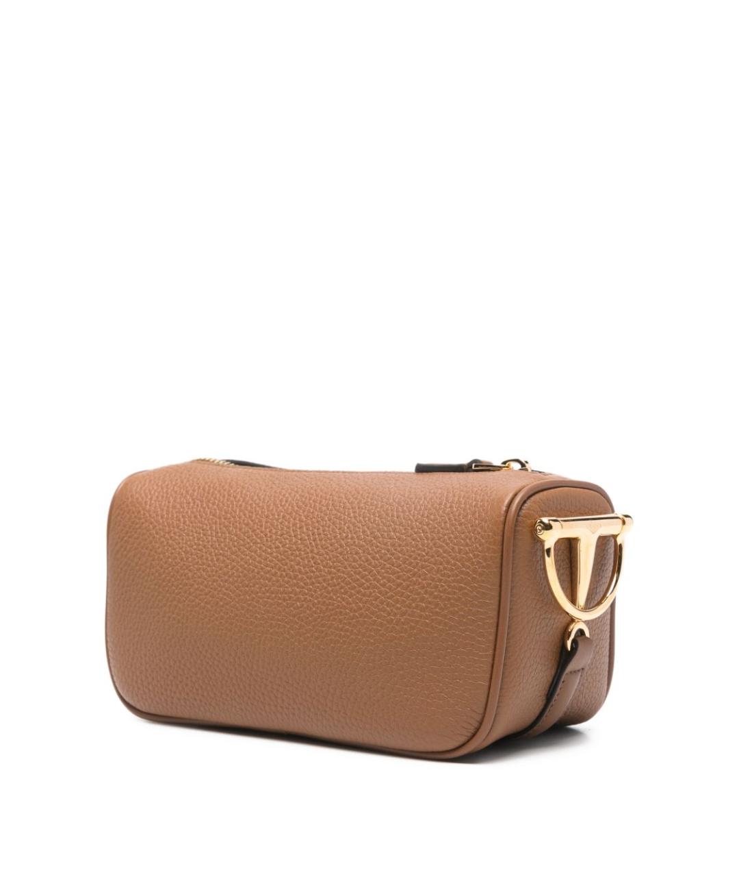 GUCCI Коричневая кожаная сумка через плечо, фото 4